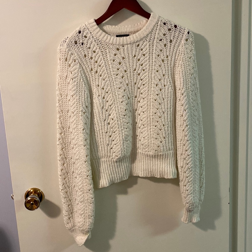 White Knit Sweater